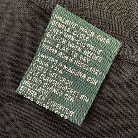 ~ Lauren Ralph Lauren S 1-Shoulder Maxi Dress Black A-line Fit&Flare Long Sleeve - Picture 13 of 15